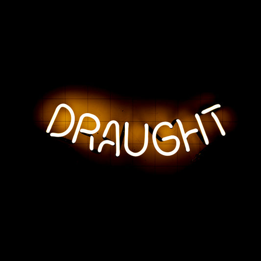 DRAUGHT Single Stoke Word Unit for GUINNESS DRAUGHT Replacement Tube - Neon Sign Part