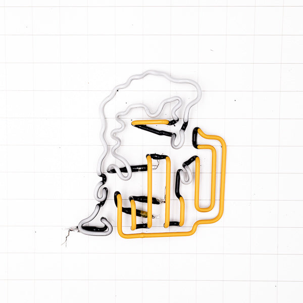 Foaming Beer Mug unit 2 piece set for Miller Lite Appendage Replacement Tube - Neon Sign Part