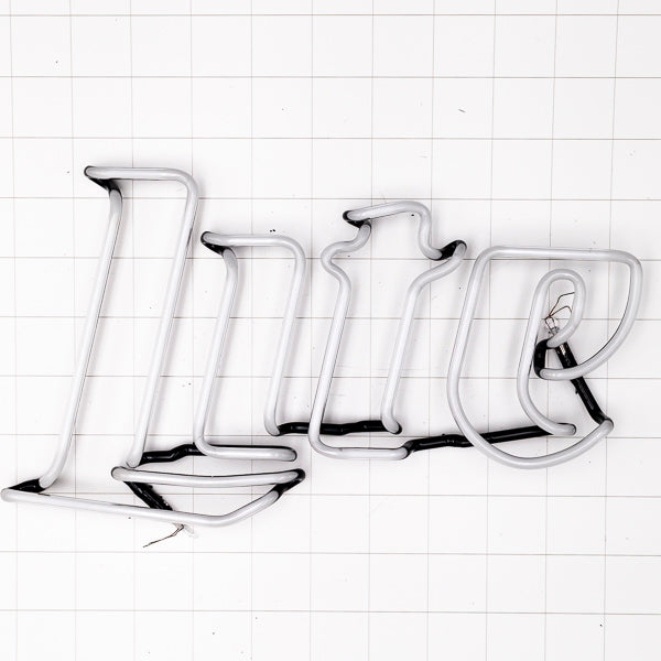 Lite Double Stroke Word Unit for Miller Lite Football Replacement Tube - Neon Sign Part New