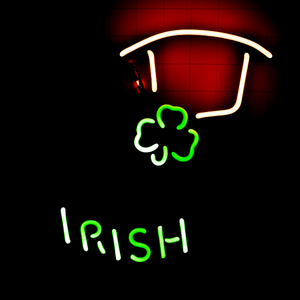 IRISH single stroke word unit, Clover & Unknown for Unknown / Mystery Replacement Tube - Neon Sign Part