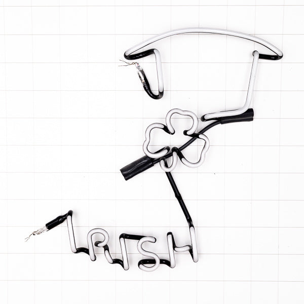 IRISH single stroke word unit, Clover & Unknown for Unknown / Mystery Replacement Tube - Neon Sign Part