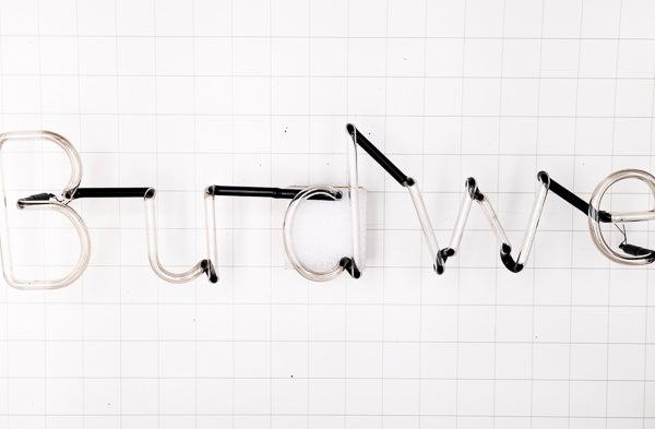 Budwe with vertical electrodes Single Stroke Word unit for Budweiser Replacement Tube - Neon Sign Part