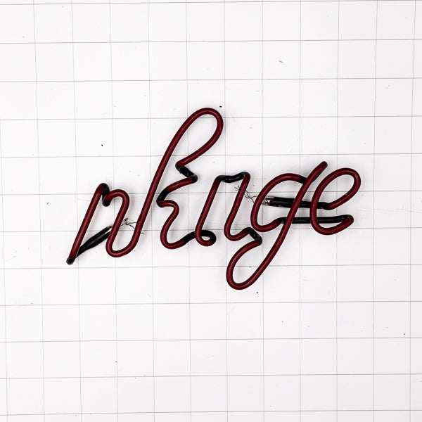 nkuge Single Stroke Word Unit for Large Leinenkugel's Maiden Cap Replacement Tube - Neon Sign Part