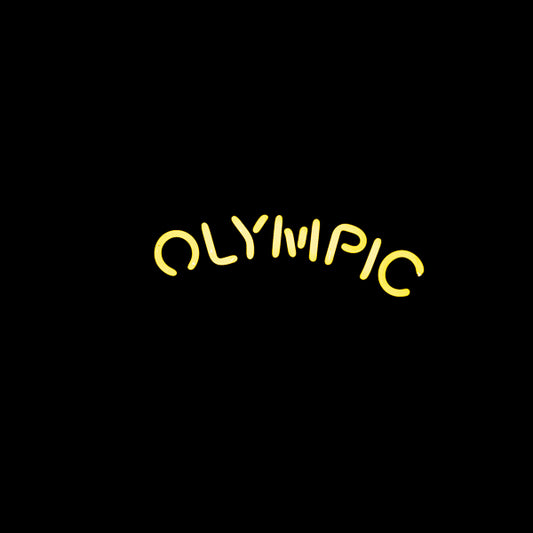 OLYMPIC Single Stroke Word Unit for Budweiser 2002 Salt Lake City Olympics Neon Sign – Park City Replacement Tube - Neon Sign Part
