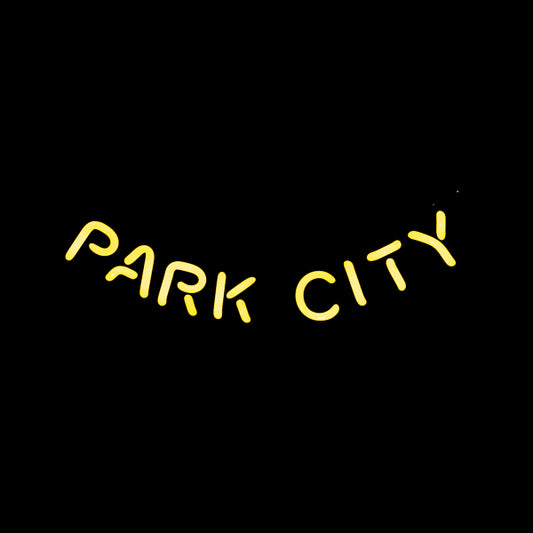PARK CITY Single Stroke Word Unit for Budweiser 2002 Salt Lake City Olympics Neon Sign – Park City Replacement Tube - Neon Sign Part
