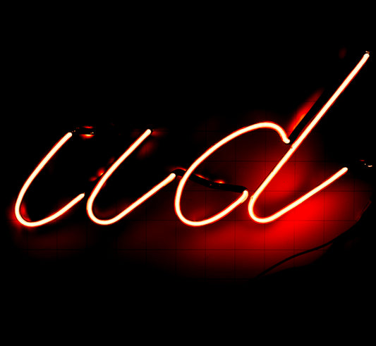 ud Script Word Unit for Large Budweiser Replacement Tube - Neon Sign Part