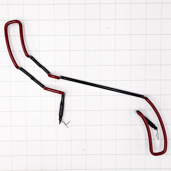 Unknown / Mystery Red Curved Border Replacement Tube - Neon Sign Part