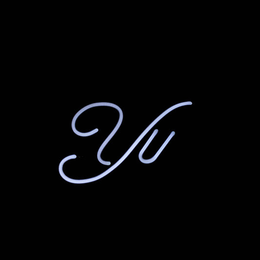 Yu Script Word Unit Replacement Tube - Neon Sign Part Used