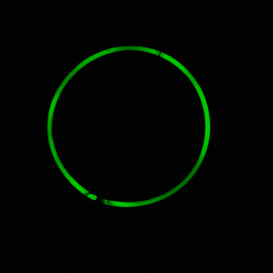 Vintage Green 13'' Circle for Unknown Replacement Tube - Neon Sign Part