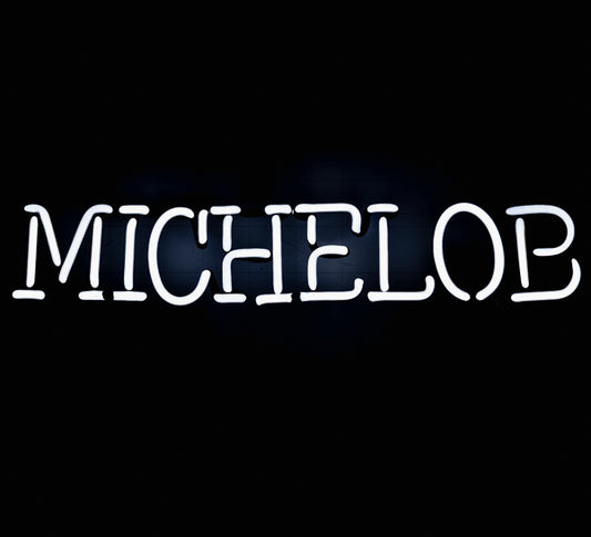 MICHELOB with Serifs Single Stroke Word Unit for Various Sings Replacement Tube - Neon Sign Part