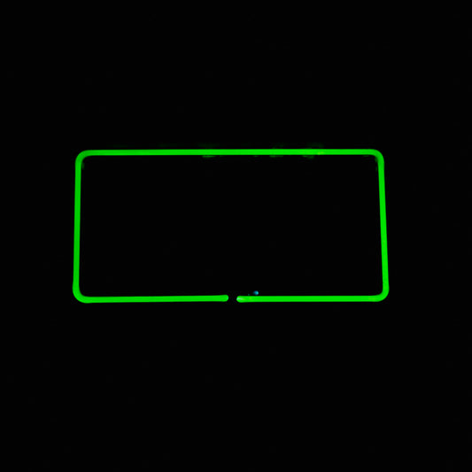 Unknown / Mystery Green Rectangle Unit Replacement Tube - Neon Sign Part