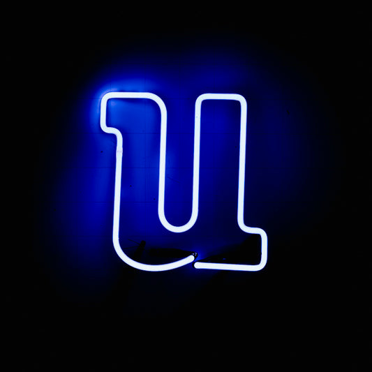Outer n double stroke word unit for Bud / Bud Light NY Giants Replacement Tube - Neon Sign Part