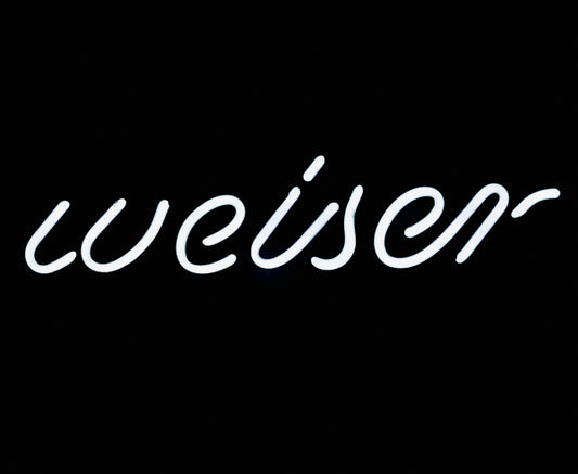 weiser Single Stroke Script Word Unit for Budweiser Replacement Tube - Neon Sign Part