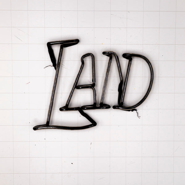 LAND Single Stroke Word Unit for Landmark Replacement Tube - Neon Sign Part