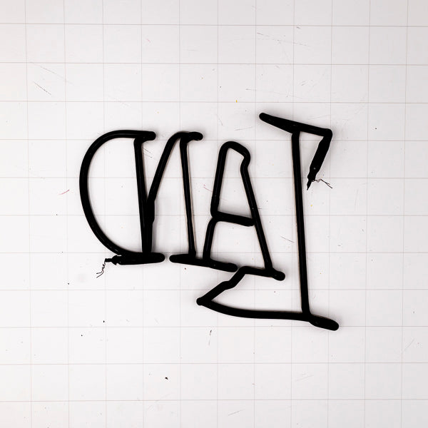 LAND Single Stroke Word Unit for Landmark Replacement Tube - Neon Sign Part