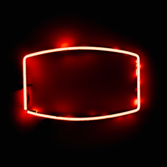 Unknown / Mystery Red Border Replacement Tube - Neon Sign Part