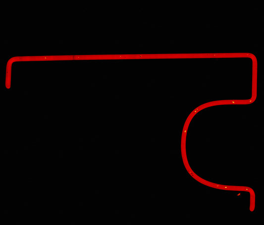 Unknown / Mystery Red Border Unit Replacement Tube - Neon Sign Part