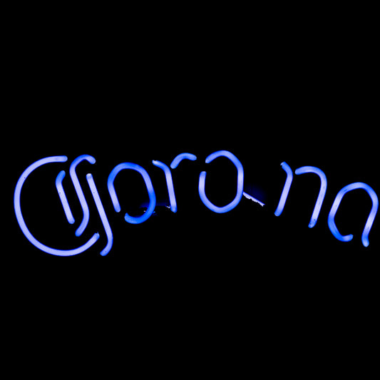 Corona arched single stroke word unit for Corona Sun Palm - Neon Sign Part