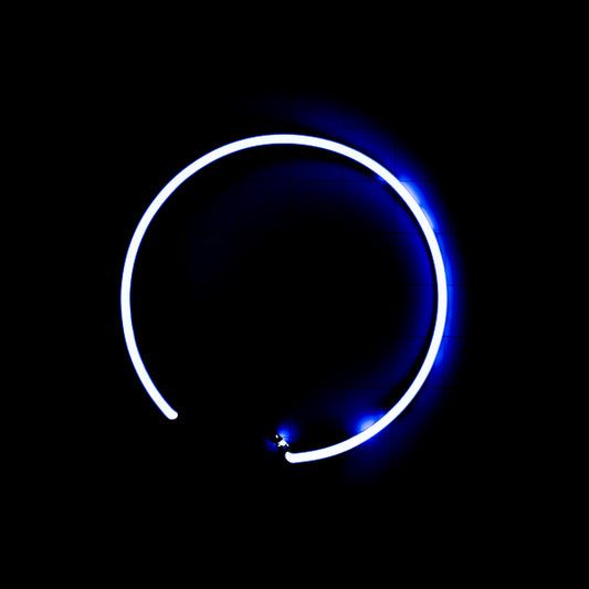 Unkown / Mystery 12” White  Circle Border unit Replacement Tube - Neon Sign Part