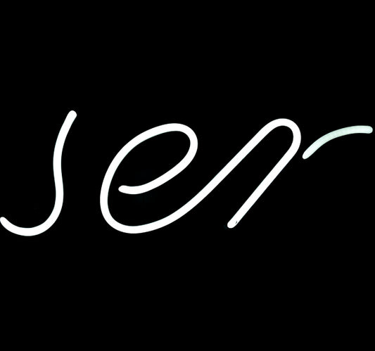 ser Script Word unit for Large Budweiser Replacement Tube - Neon Sign Part