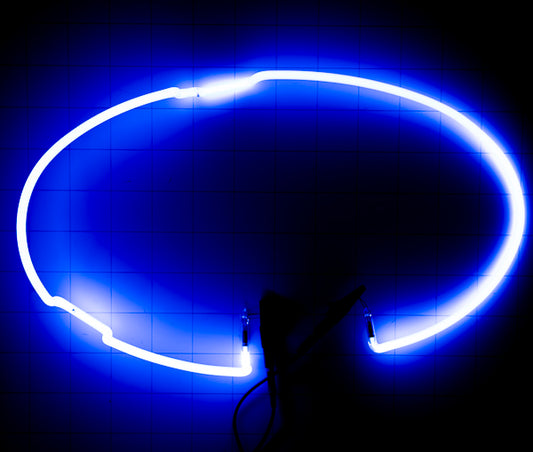 Unknown / Mystery White Possible Hurricane Border for Miller Lite Replacement Tube - Neon Sign Part