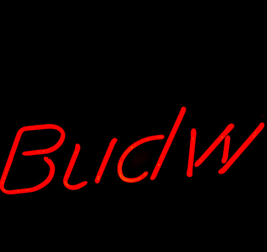 Budw Single Stroke Word unit for Budweiser Replacement Tube - Neon Sign Part