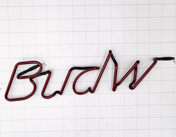 Budw Single Stroke Word unit for Budweiser Replacement Tube - Neon Sign Part