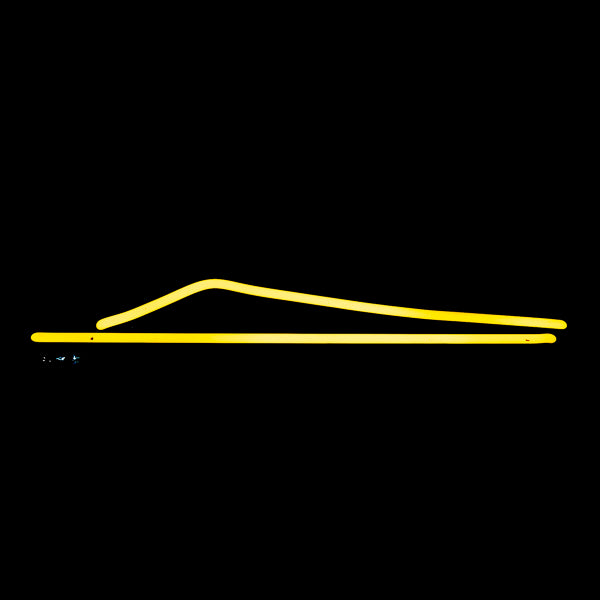 Yellow Border / Emphasis mystery unit Replacement Tube - Neon Sign Part