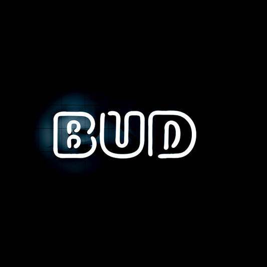 BUD Double Stroke Word unit for Bud Light Minnesota Super Bowl Replacement Tube - Neon Sign Part