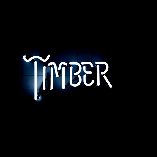 TIMBER Single Stroke Word unit for Minnesota Timber Wolves Bud Light Replacement Tube - Neon Sign Part