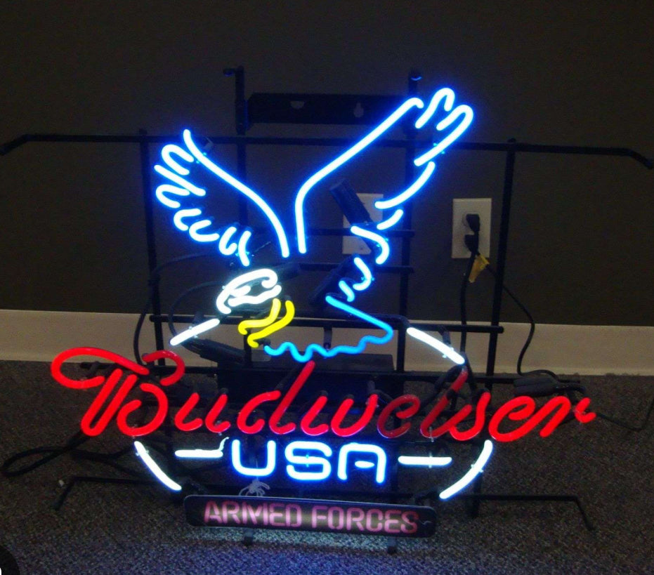 Wings Unit of Bald Eagle for Budweiser USA Armed Forces Replacement Tube - Neon Sign Part