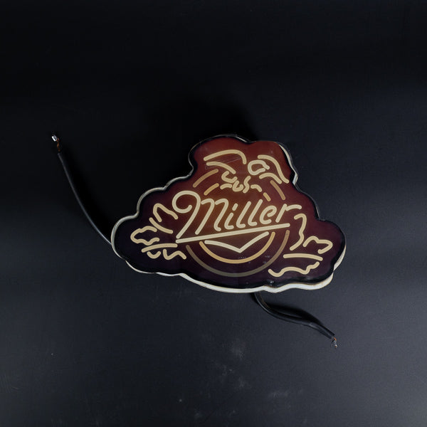 Miller Eagle Neon Sign Plastic Replacement Panel, Housing and Back Light