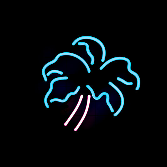 Teal Palm Tree for Budweiser Double Palm Replacement Tube - Neon Sign Part