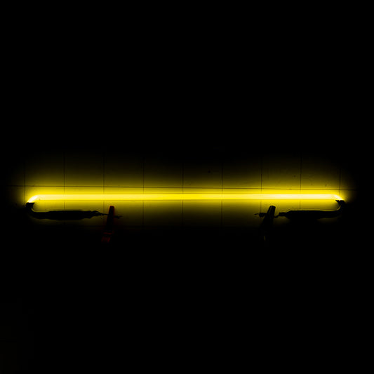 Mystery/ Unknown Yellow Emphasis Replacement Tube - Neon Sign Part