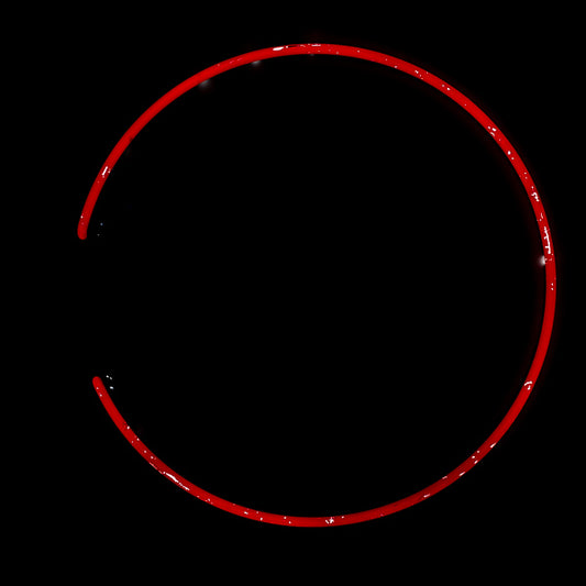 Unknown/ Mystery Red Circle Border unit Replacement Tube - Neon Sign Part