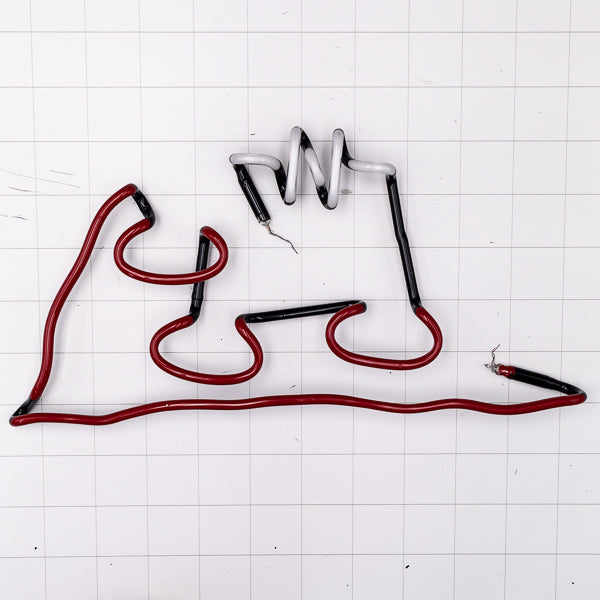 Inside Pizza Slice unit for Budweiser-N-Pizza Neon Sign Replacement Tube - Neon Sign Part