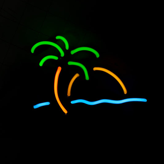 Palm Tree Sun and Wave unit for Corona Palm Tree and Parrot Replacement Tube - Neon Sign Part