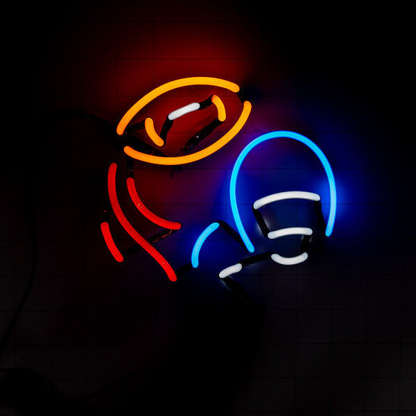 Football Player and Football Unit for Budweiser Game Time Replacement Tube - Neon Sign Part