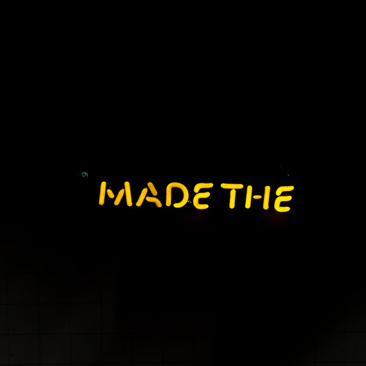 MADE THE Single Stoke Word unit for Miller Made the American Way Replacement Tube - Neon Sign Part