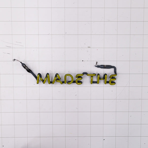 MADE THE Single Stoke Word unit for Miller Made the American Way Replacement Tube - Neon Sign Part