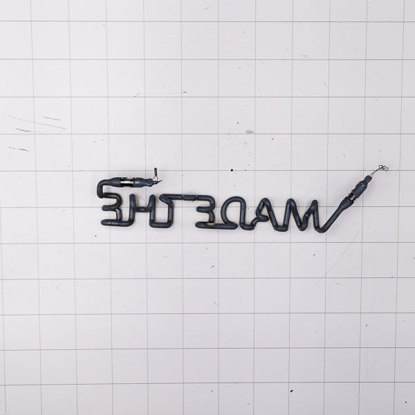 MADE THE Single Stoke Word unit for Miller Made the American Way Replacement Tube - Neon Sign Part