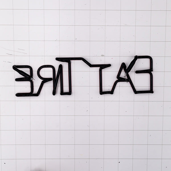 FAT TIRE single stroke word unit Replacement Tube - Neon Sign Part