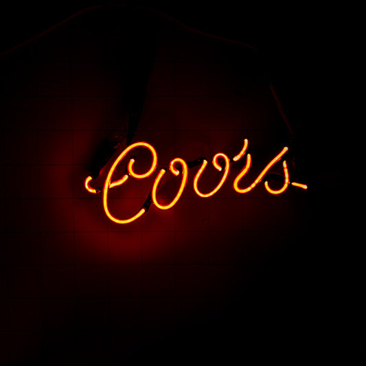 Coors Script Word unit for Coors Light Racing Replacement Tube - Neon Sign Part