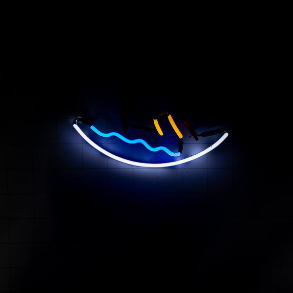 Lower Palm Tree and Wave Unit for Margaritas Replacement Tube - Neon Sign Part