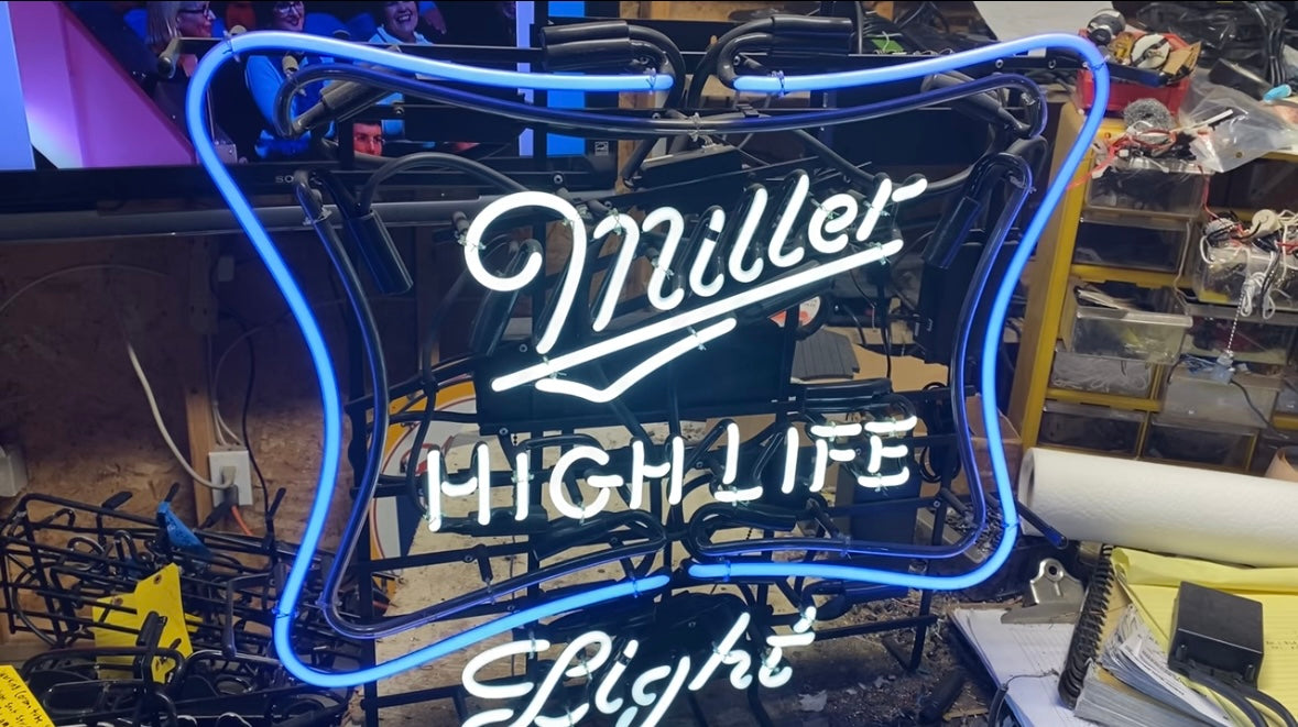 Right / Left Outside Border for Sequencing High Life Replacement Tube - Neon Sign Part