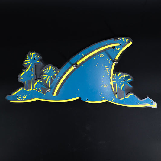 Shark Fin for Land Shark Neon Sign Plastic Replacement Panel