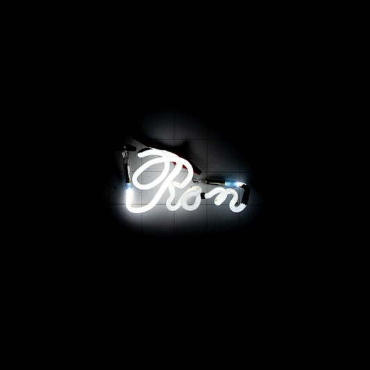 Ron Single Stroke Script Word unit for Ron Bacardi Spice Replacement Tube - Neon Sign Part