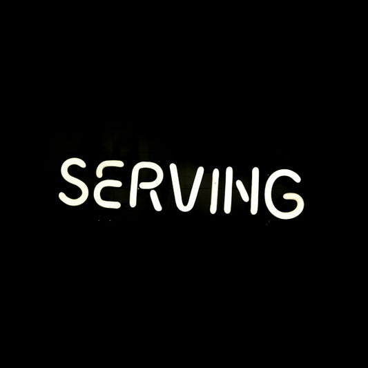 SERVING Single Stroke Word unit for Proudly Serving Since 2003Replacement Tube - Neon Sign Part