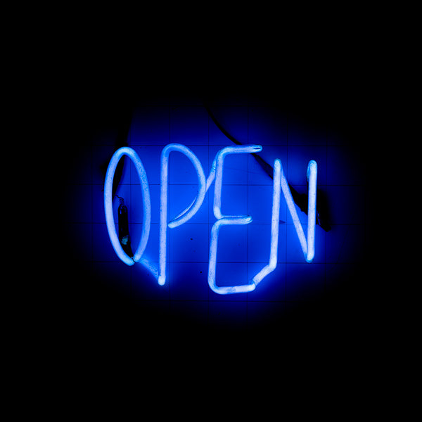 OPEN Single Stroke Word unit for inside Crab Open Replacement Tube - Neon Sign Part