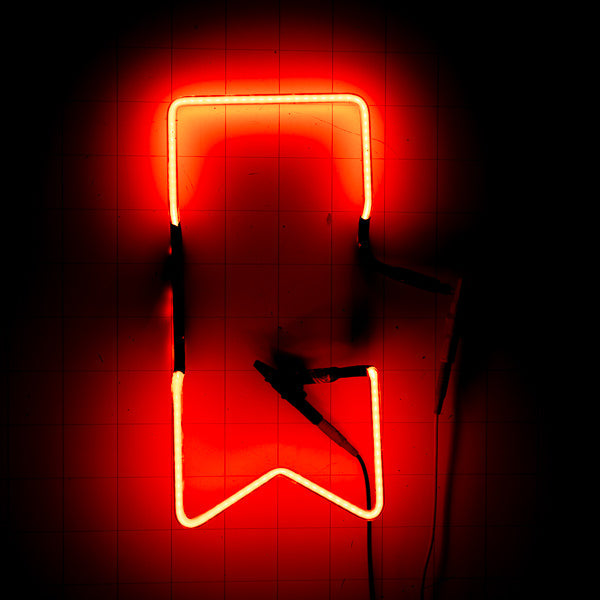 Red Ribbon Border for Vintage Plastic Reflector  Michelob Replacement Tube - Neon Sign Part